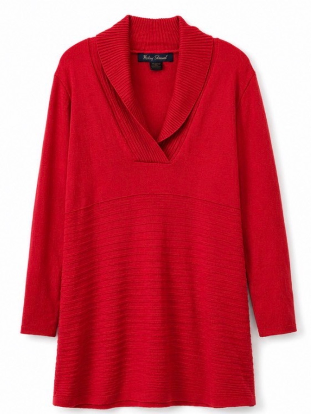 Harley Stewart Red Tunic Sweater Tunic 2X
